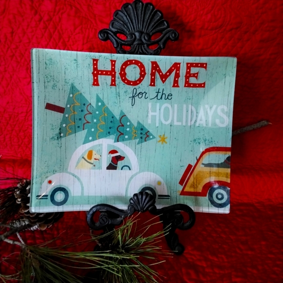 New🎄Prima Designs NY Glass Platter - Picture 2 of 4